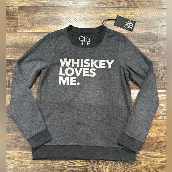 Chaser Long Sleeve Shirt. Whiskey Loves Me.  Size Small. Very Soft Material. NWT - Picture 7 of 8